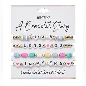 TOP TRENZ Taylor Swift "A Bracelet Story" Friendship Bracelet Set